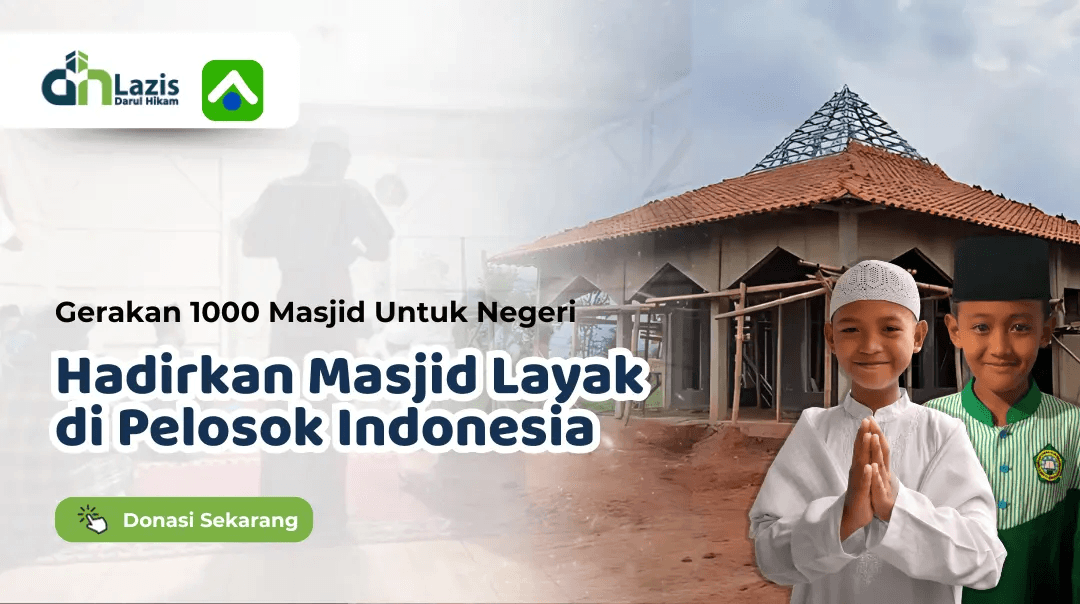 Hadirkan Masjid Layak di Pelosok Indonesia